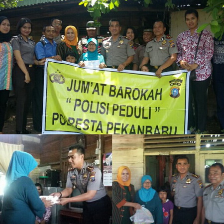 Nek Ros Terima Bantuan Tim Barokah Polresta